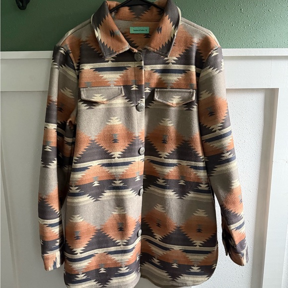 Aztec Shacket - Picture 1 of 5